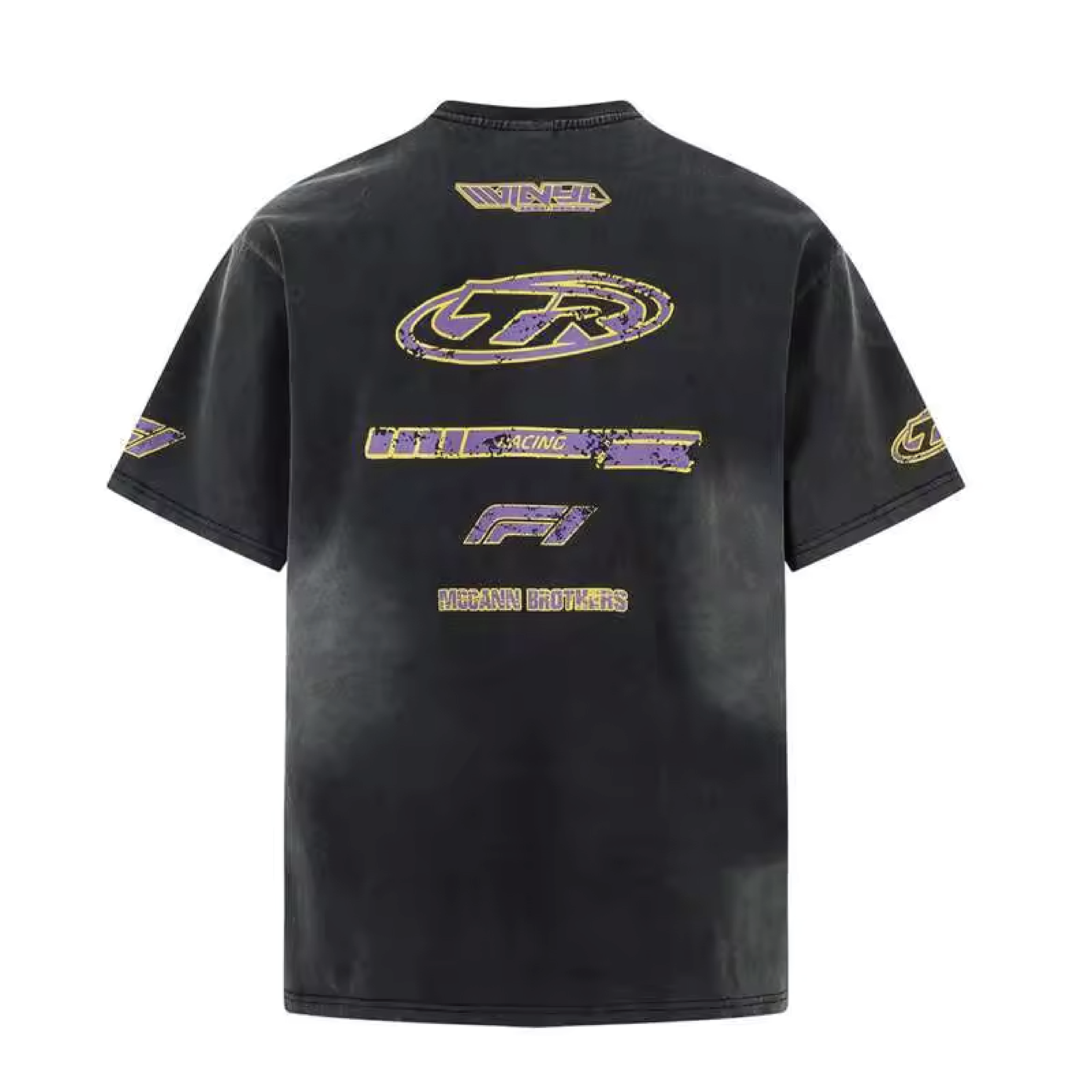F1 Vintage Wash Graphic Tee - Black