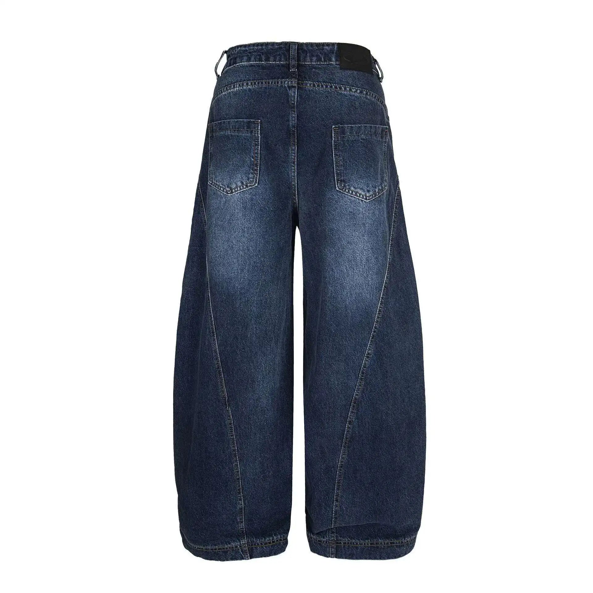 Dark Blue Vintage Wash Jeans