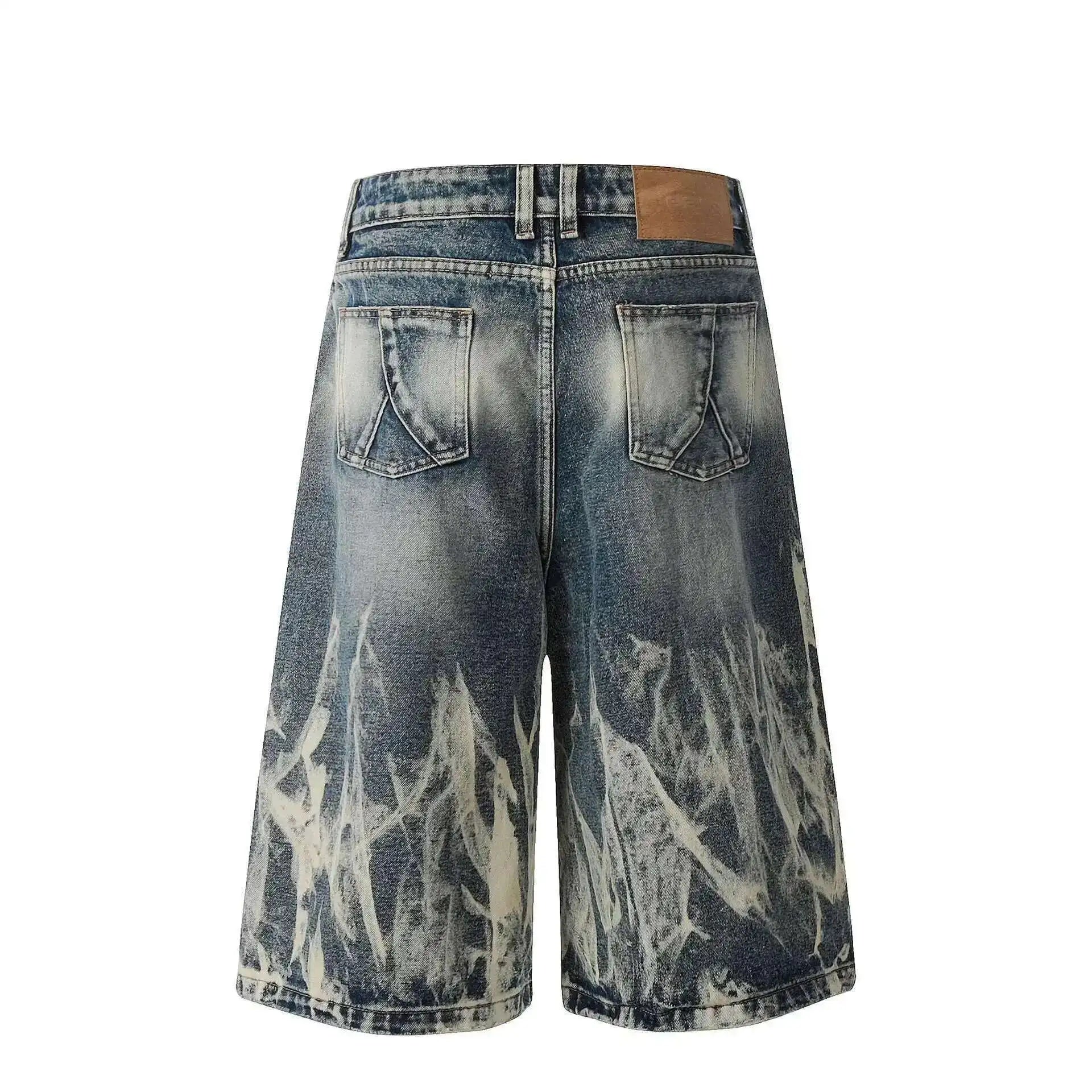 Over Dyed Vintage Wash Jean Shorts