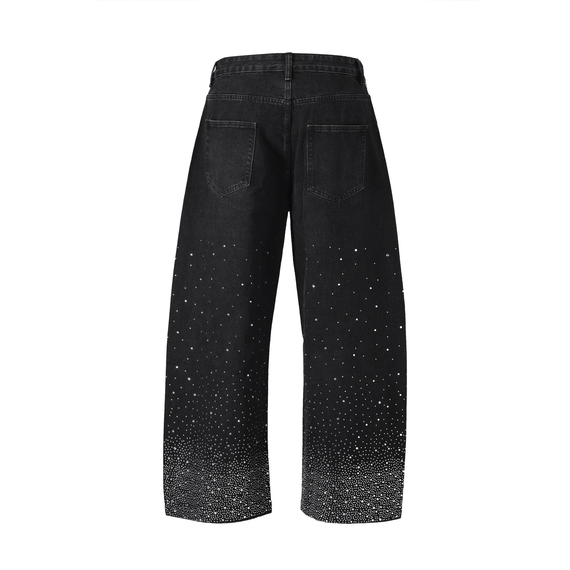 Rhinestone Jeans - Black