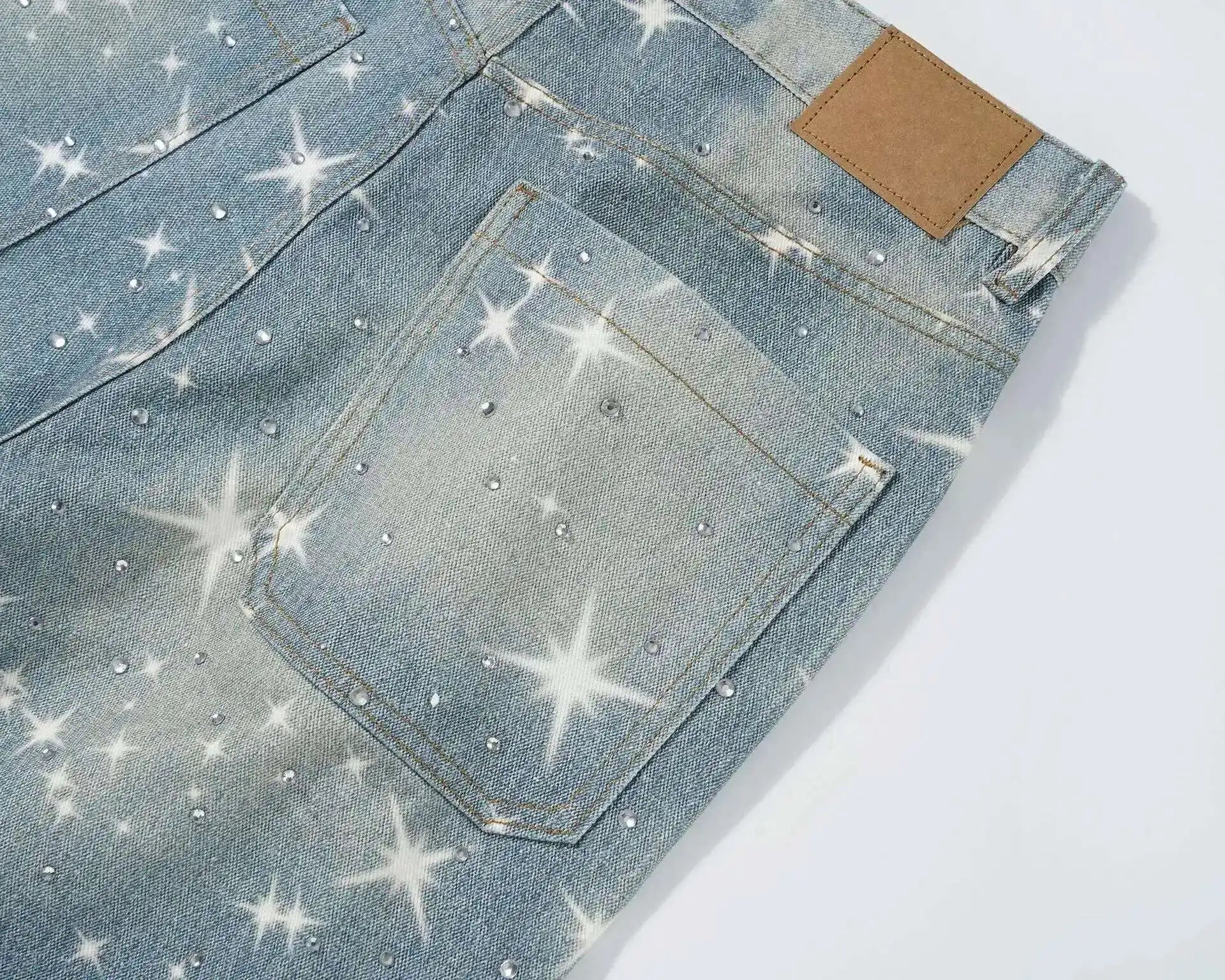 Vintage Wash Star Denim - Blue