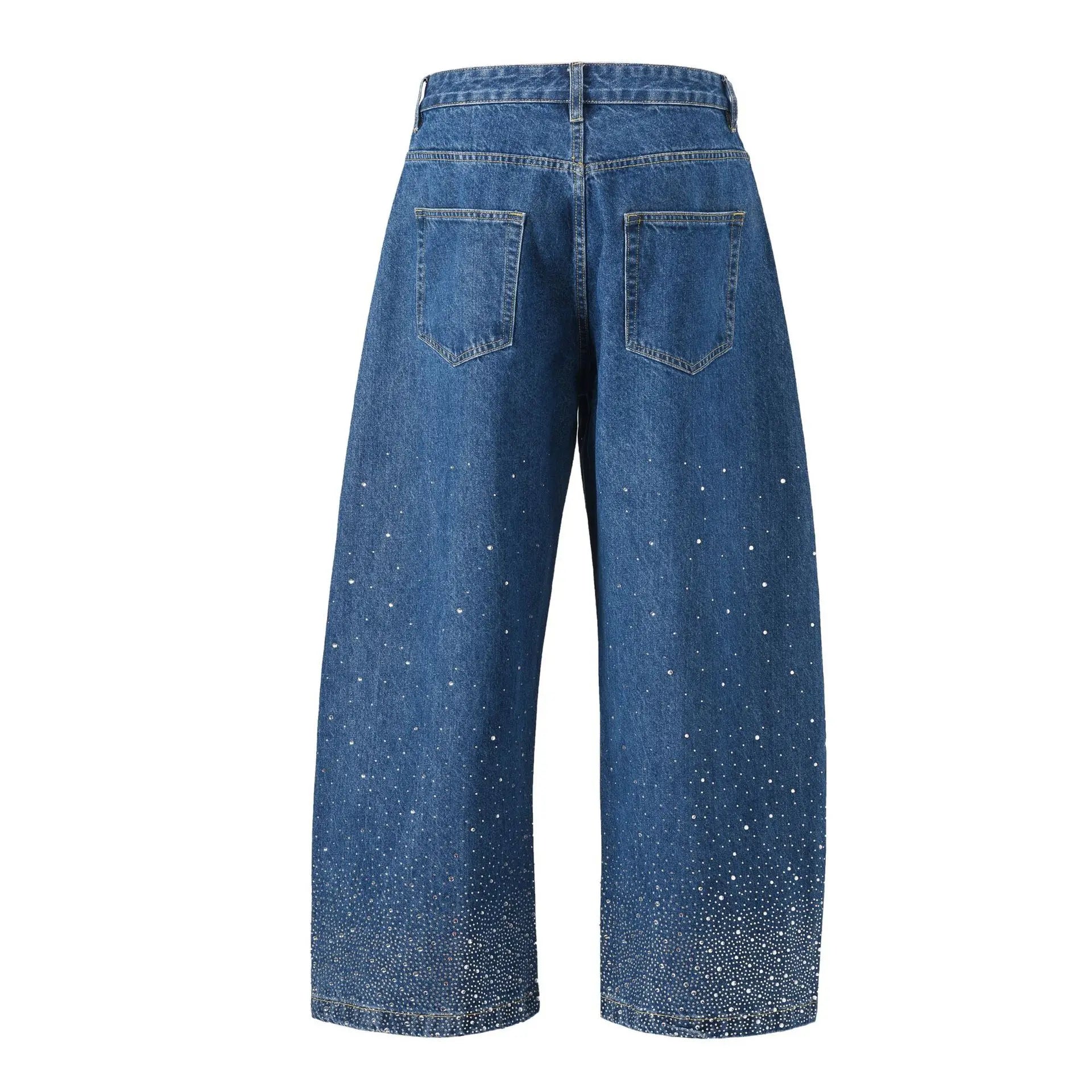 Rhinestone Jeans - Blue