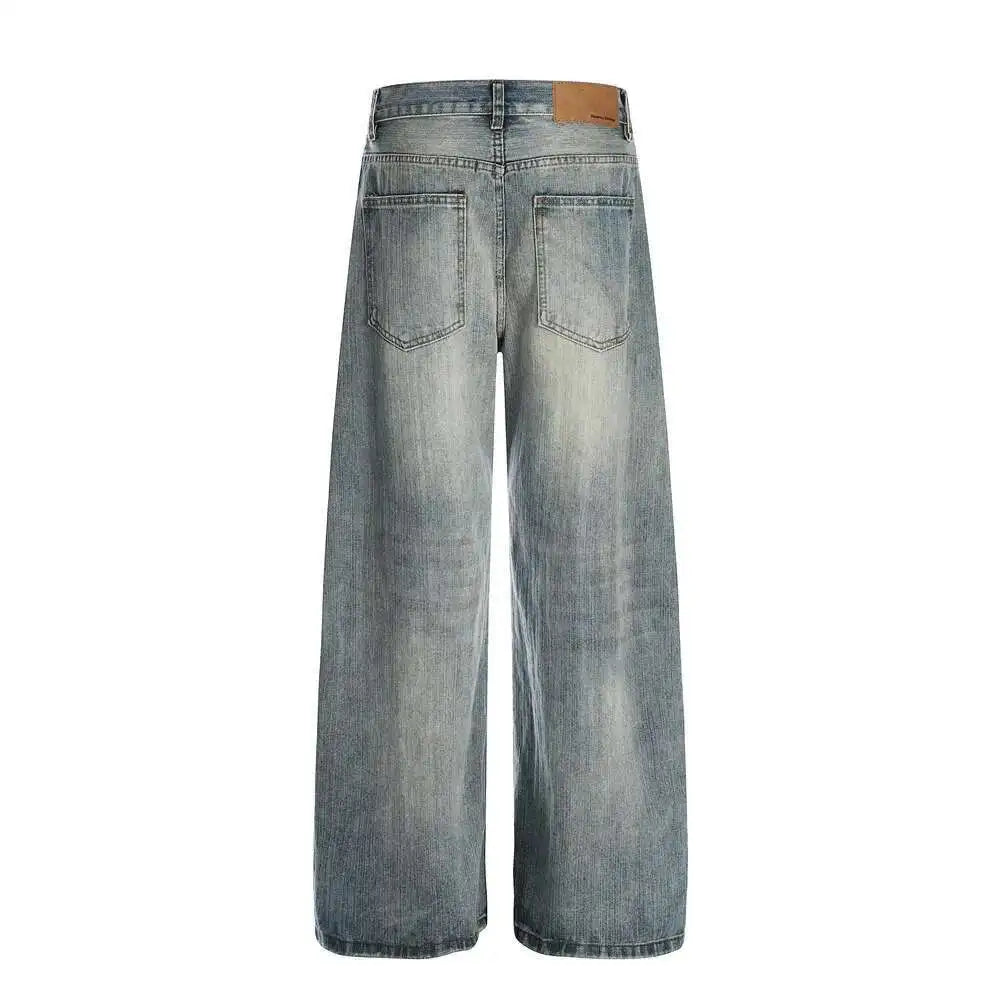 Knee Blow Out Washed Jeans