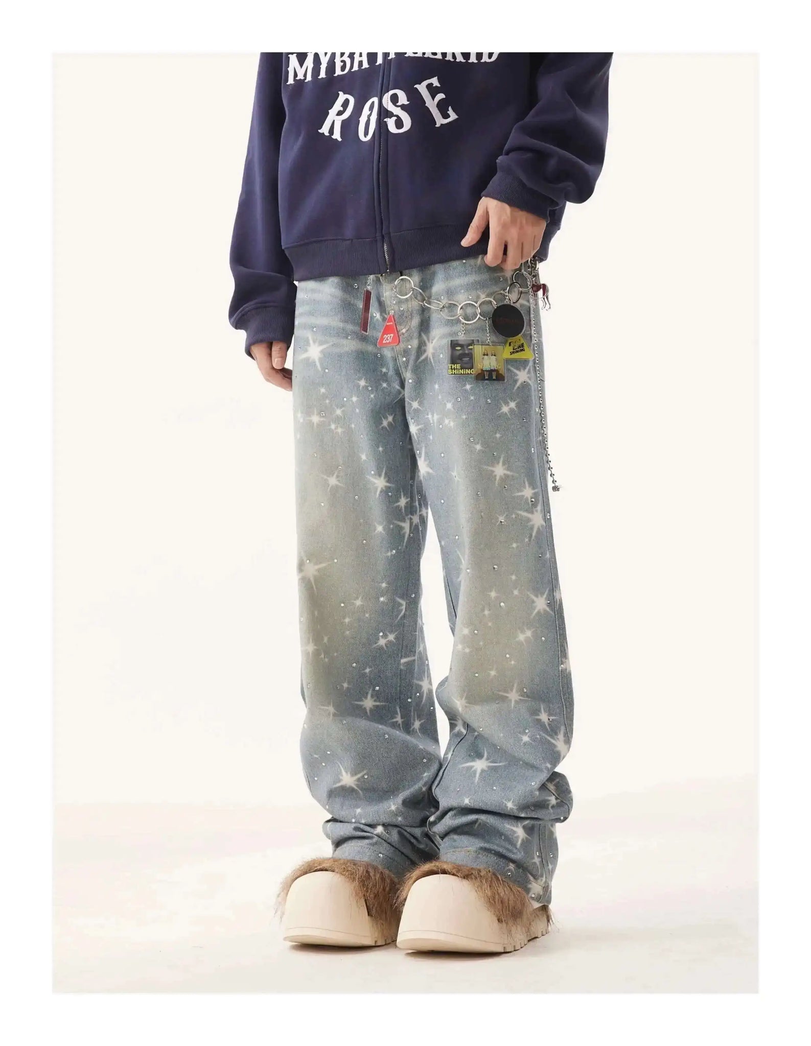 Vintage Wash Star Denim - Blue