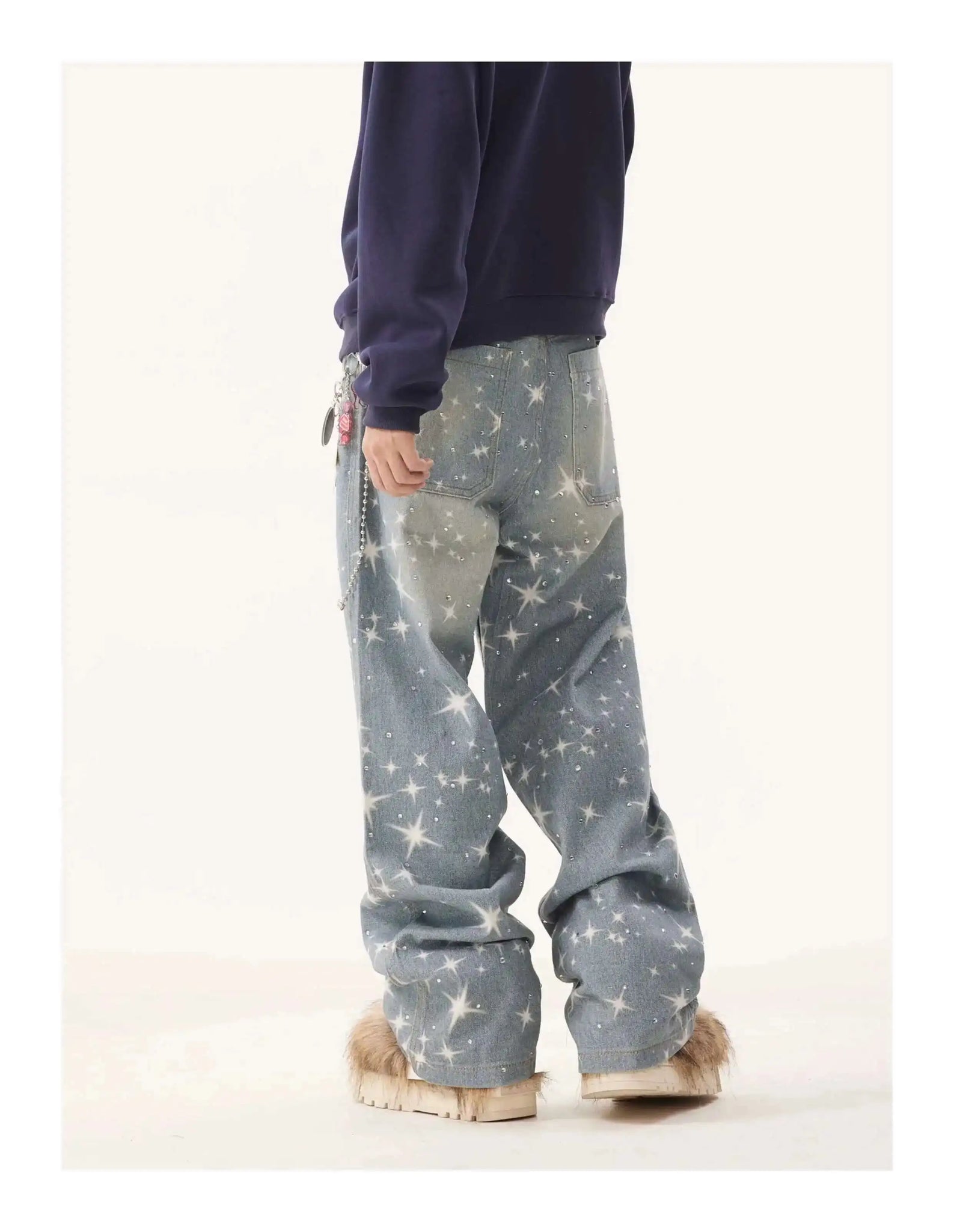 Vintage Wash Star Denim - Blue