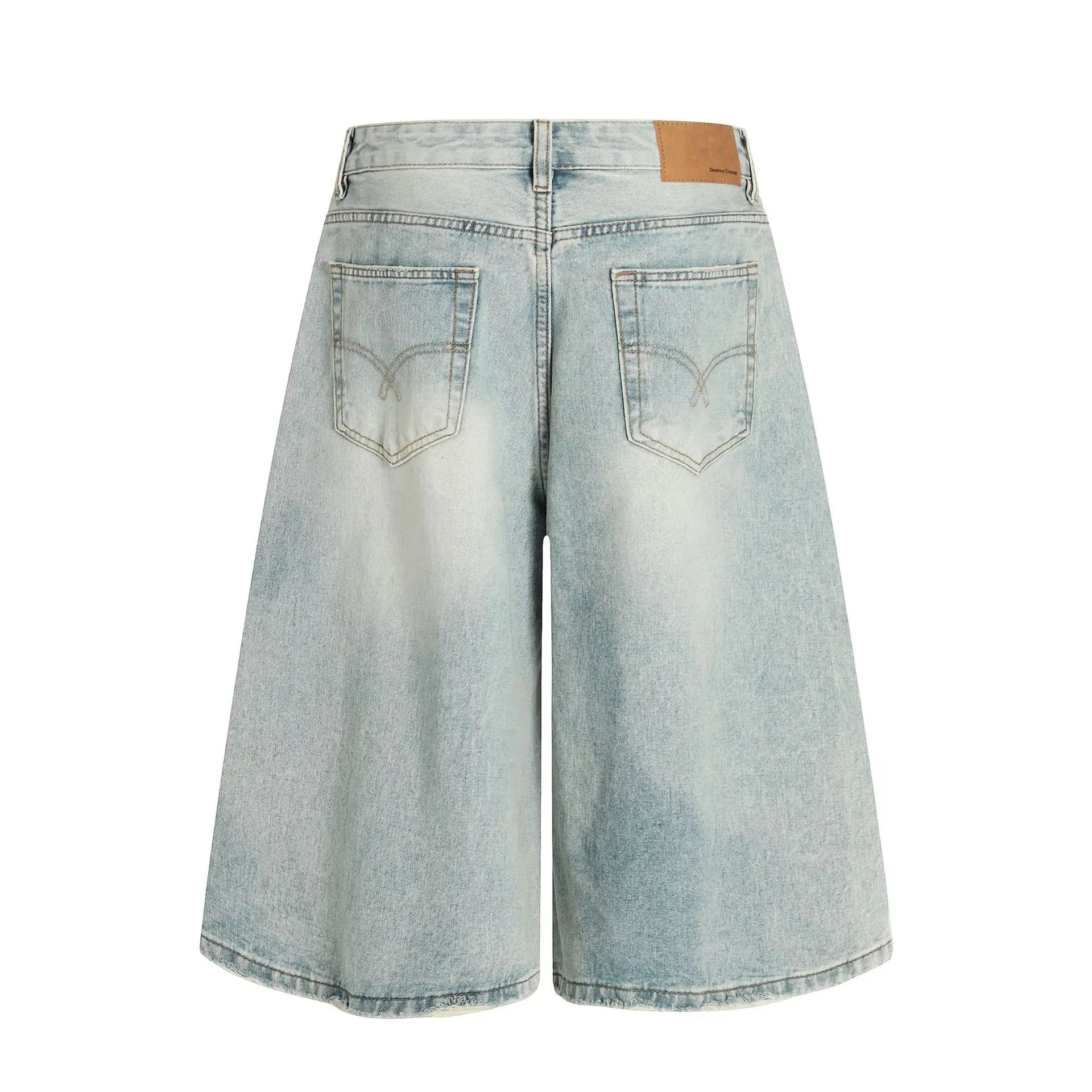 Light Wash Jean Shorts